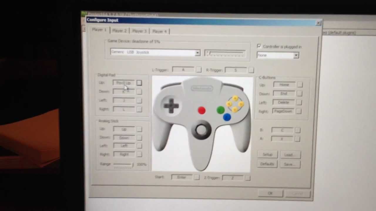 How to use a controller on project 64